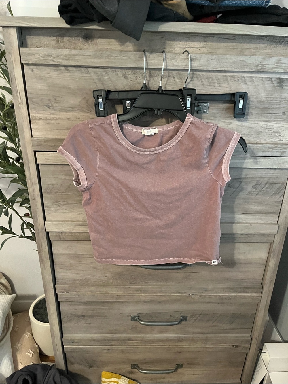 Billabong Mauve/Purple Essentials Crew Tee